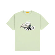 T-shirt Fax - Menthe claire