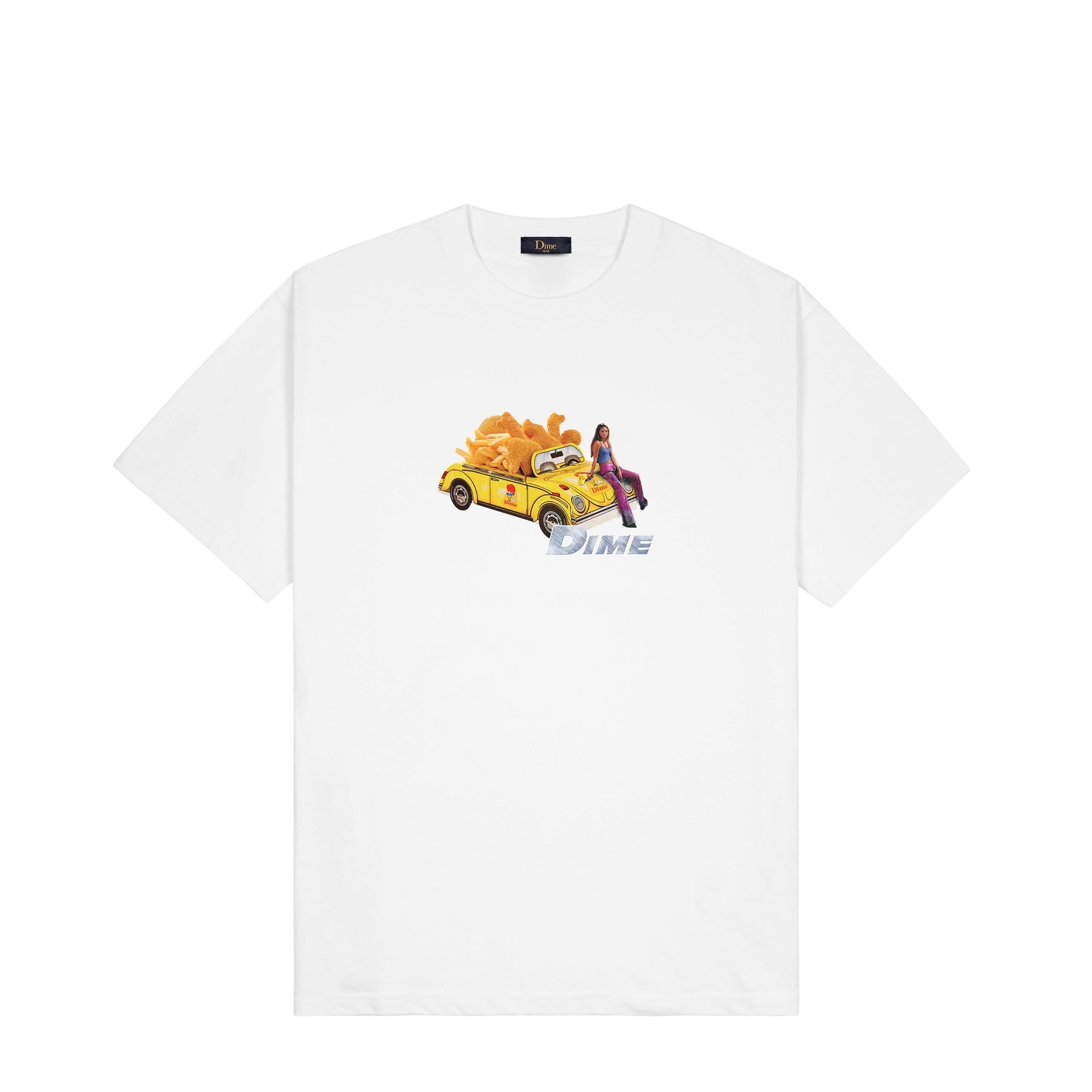 【DIME】 2Fast 2Delicious T-Shirt / White Dime 2Fast 2Delicious T-Shirt - White – Palm Isle Skateshop