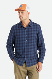 Cruz Soft Weave L/S Flannel - Moonlit Ocean/Joe Blue