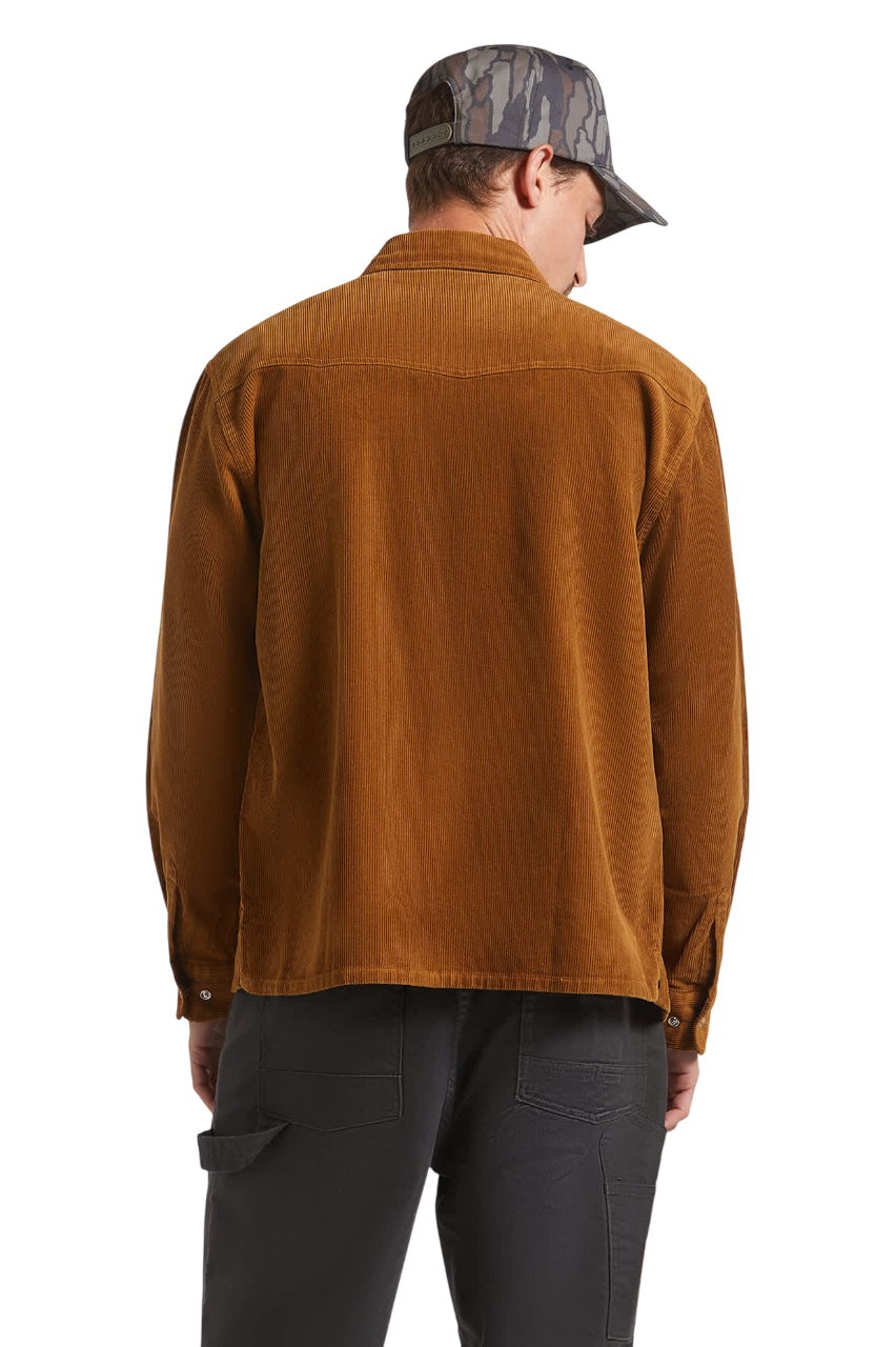 New West Relaxed Overshirt - Washed Copper Corduroy