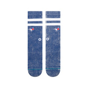 Chaussettes MLB x Stance Rotation Crew - Toronto Blue Jays Bleu Royal
