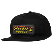 Hell Hounds Script Patch Snapback - Black