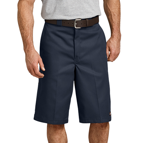 Twill Multi Pocket Loose Shorts 13"- Dark Navy
