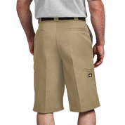 Twill Multi Pocket Loose Shorts 13" - Khaki