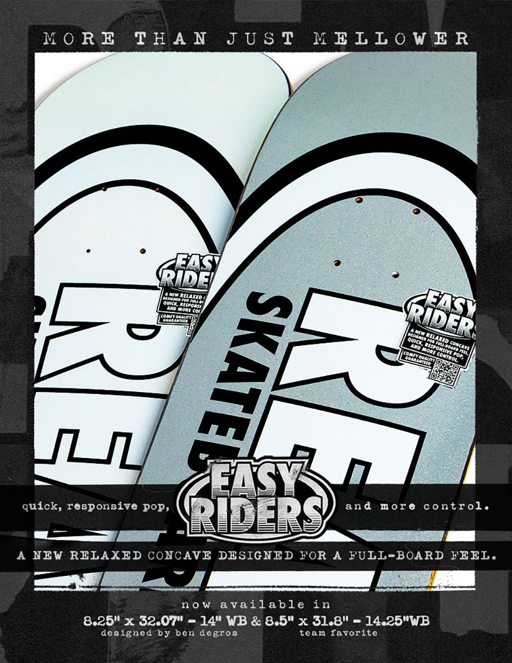 Classic Oval Easyrider Deck - 8.5"