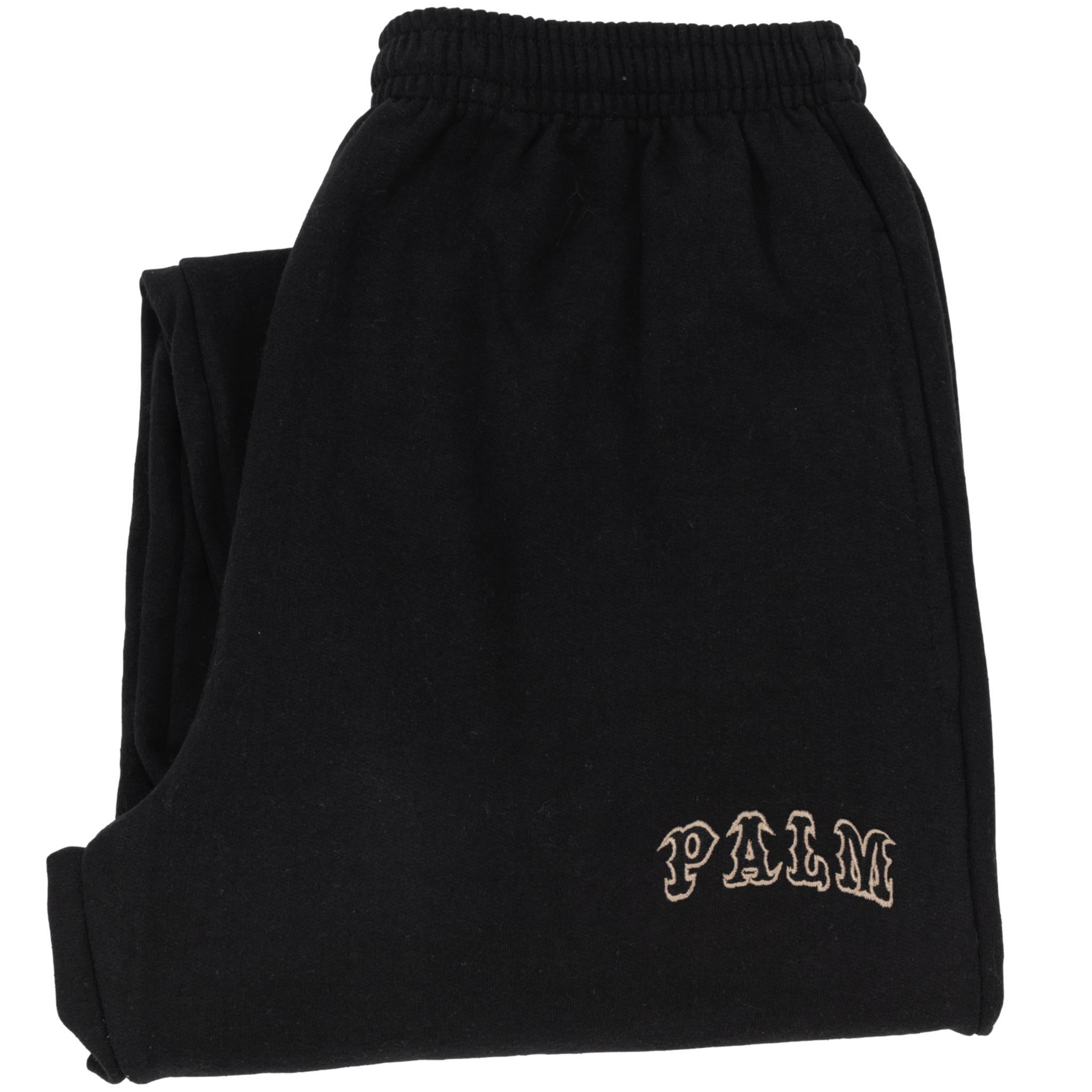 League Embroidered Sweatpants - Black/Gold