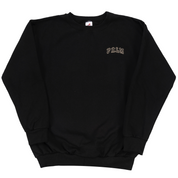 League Embroidered Crewneck - Black