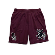 Friendly Demon Basketball Mesh Shorts