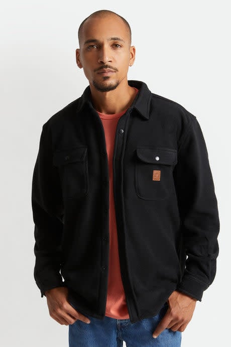 Bowery L/S Arctic Stretch Fleece - Black