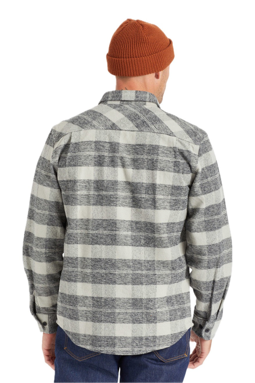 Bowery Heavy Weight L/S Flanelle - Noir/Charbon
