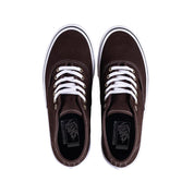 Skate Authentic Mid VCU - Dark Brown/White