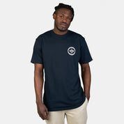 Logo Check T-Shirt - Navy