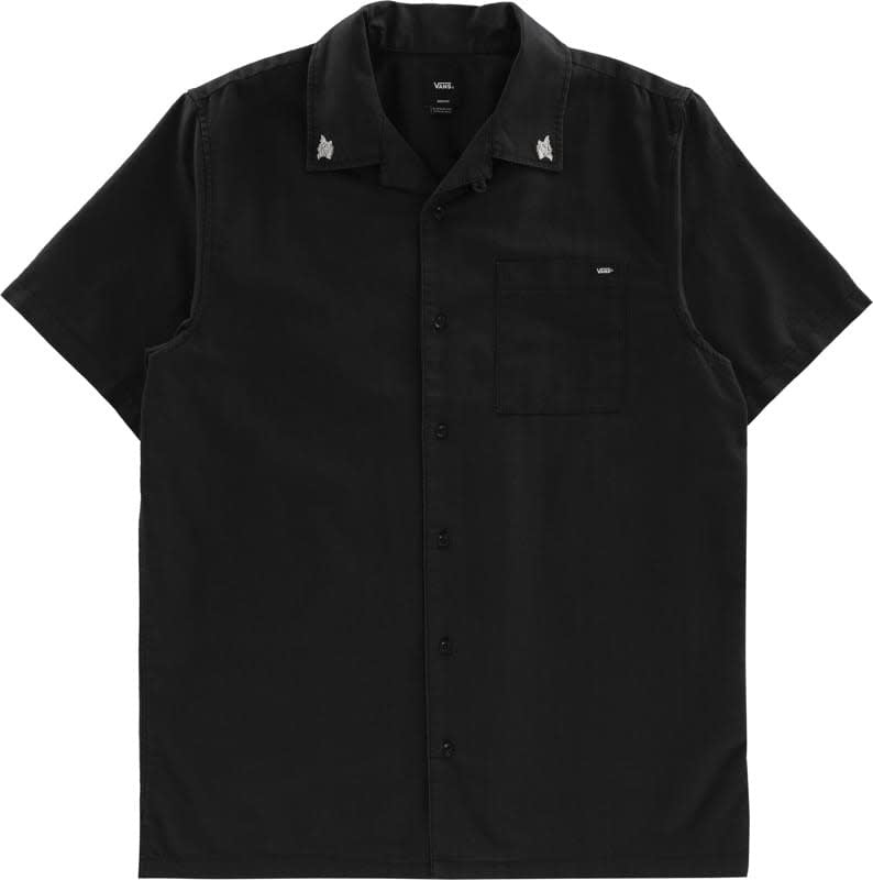 Malone Short Sleeve Buttondown Shirt - Black