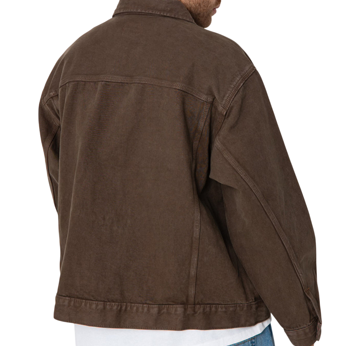 Skate Garage Denim Jacket - Coal Brown