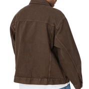 Skate Garage Denim Jacket - Coal Brown
