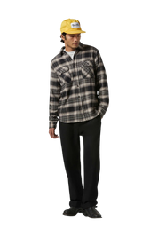 Bowery Flannel - Black/Charcoal/Beige