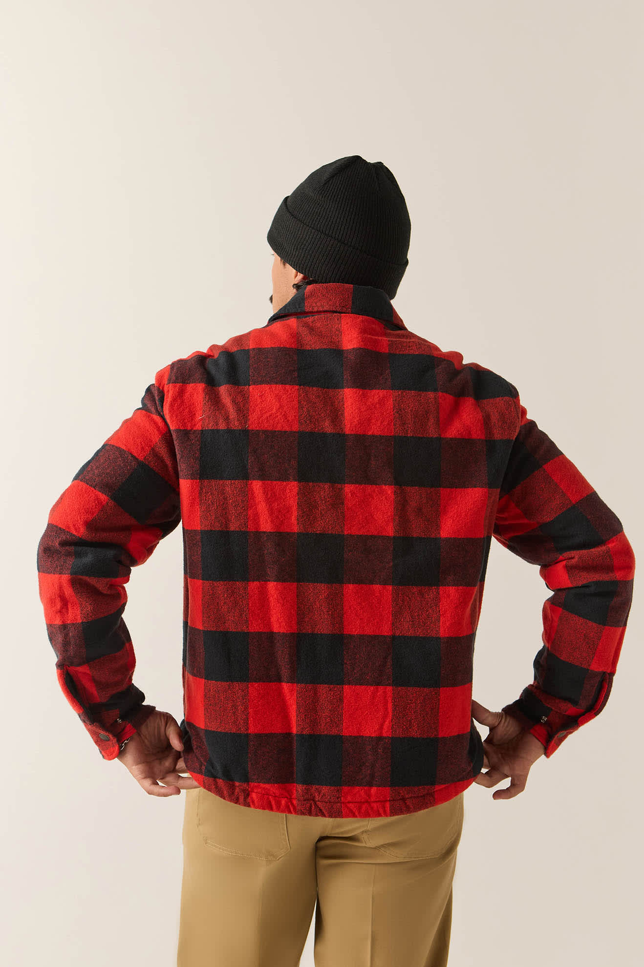 Veste Doublée Durham - Carreaux Buffalo Rouge/Noir