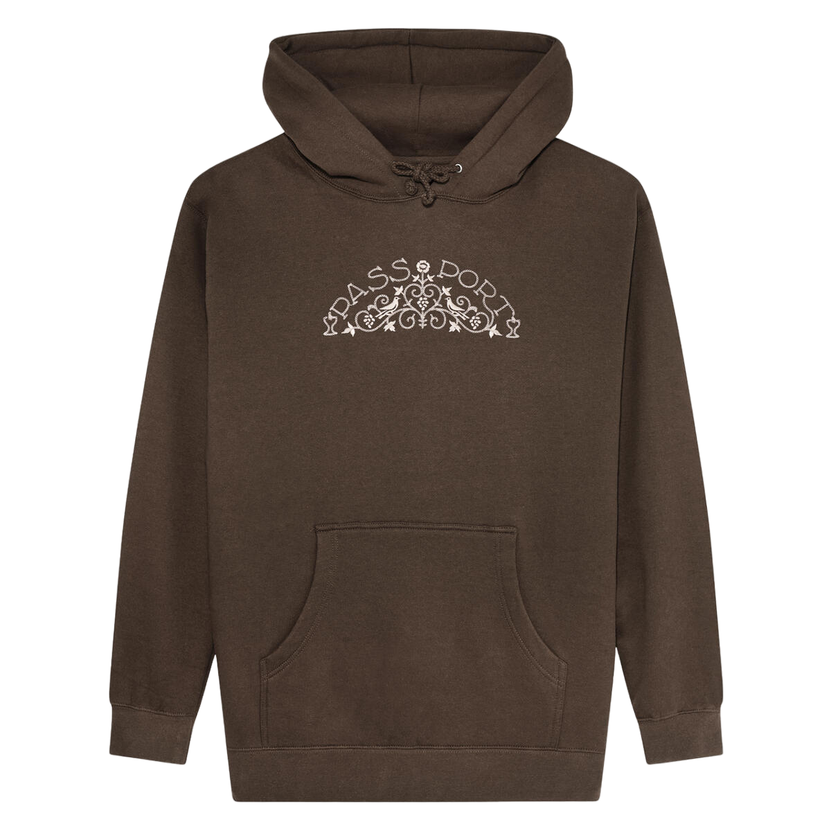 Vineyard Birds Hoodie - Bark