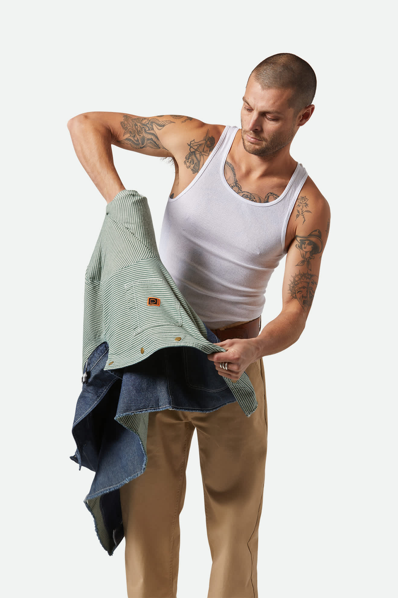 Assembly Reversible Chore Jacket - Indigo/Pine Needle/Whitecap