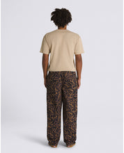 Range Baggy Tapered Elastic Waist Pants - Sepia Brown/Black