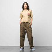 Range Baggy Tapered Elastic Waist Pant - Canteen