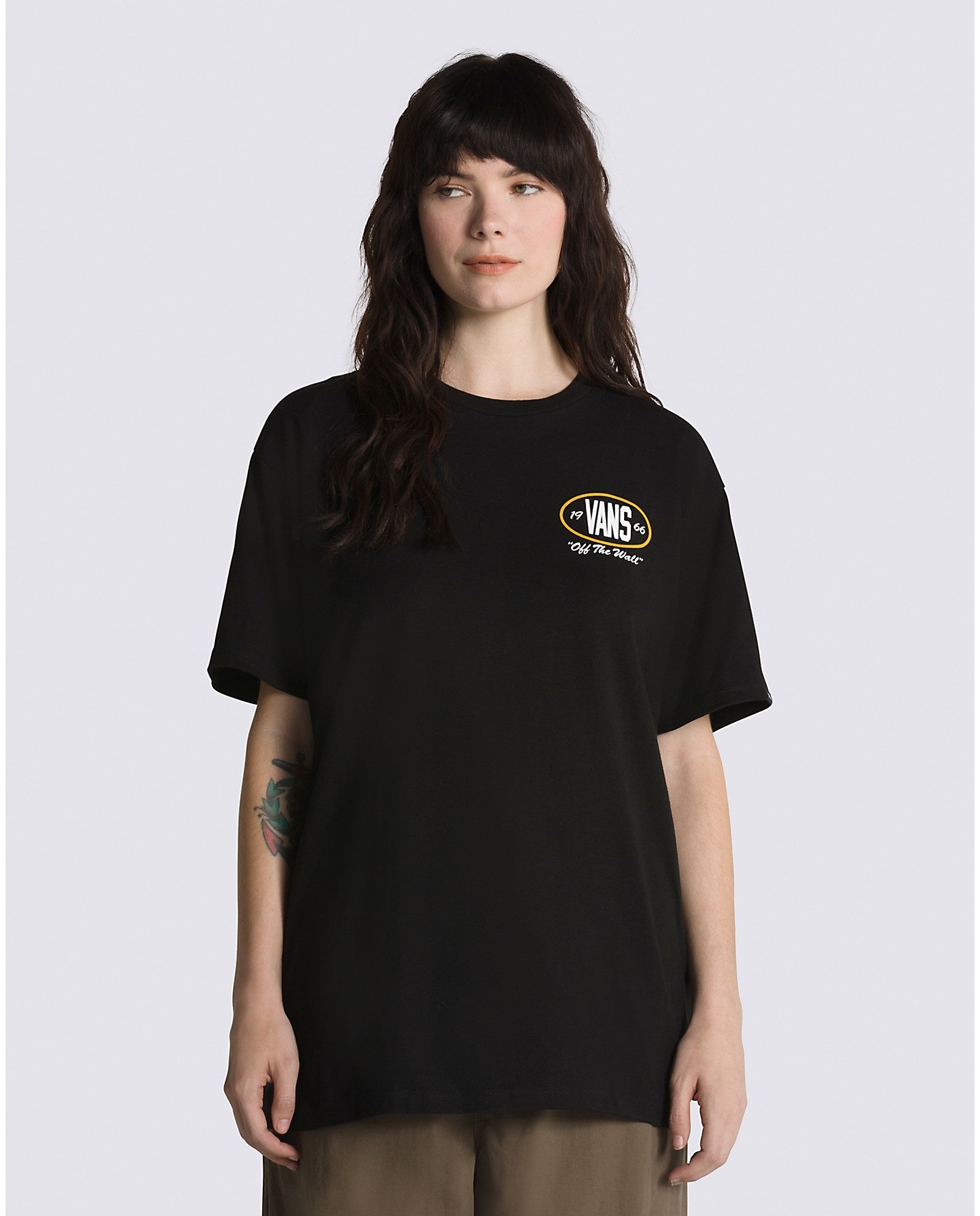 Team Player Checkerboard T-Shirt - Black/Old Gold