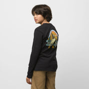 Kids Off The Wall Vibes Long Sleeve Shirt - Black