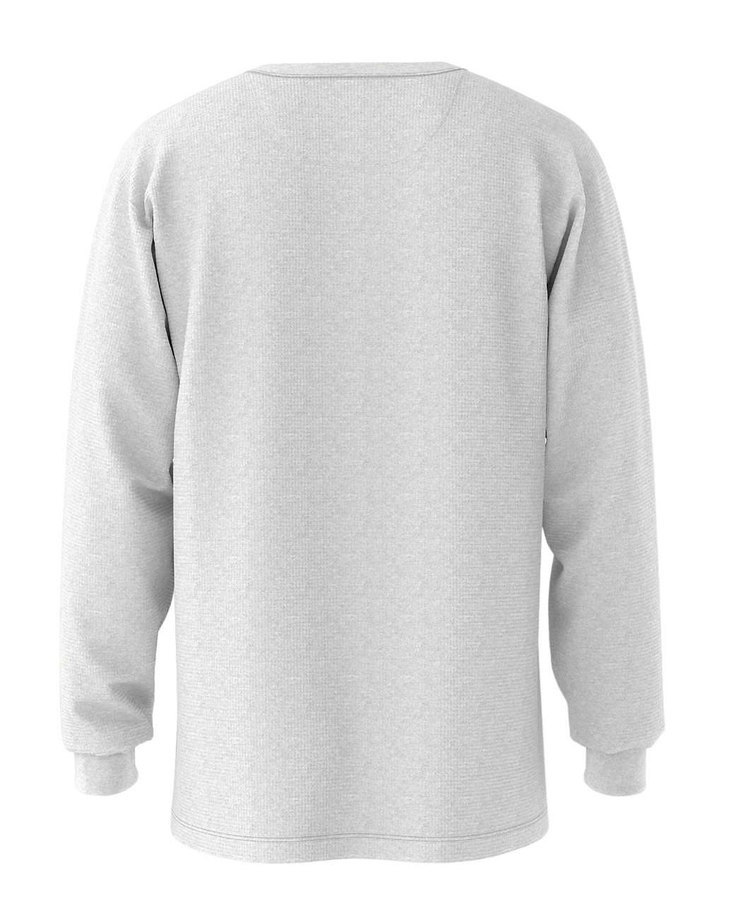 Alder Long Sleeve Pocket Thermal - Cement Heather