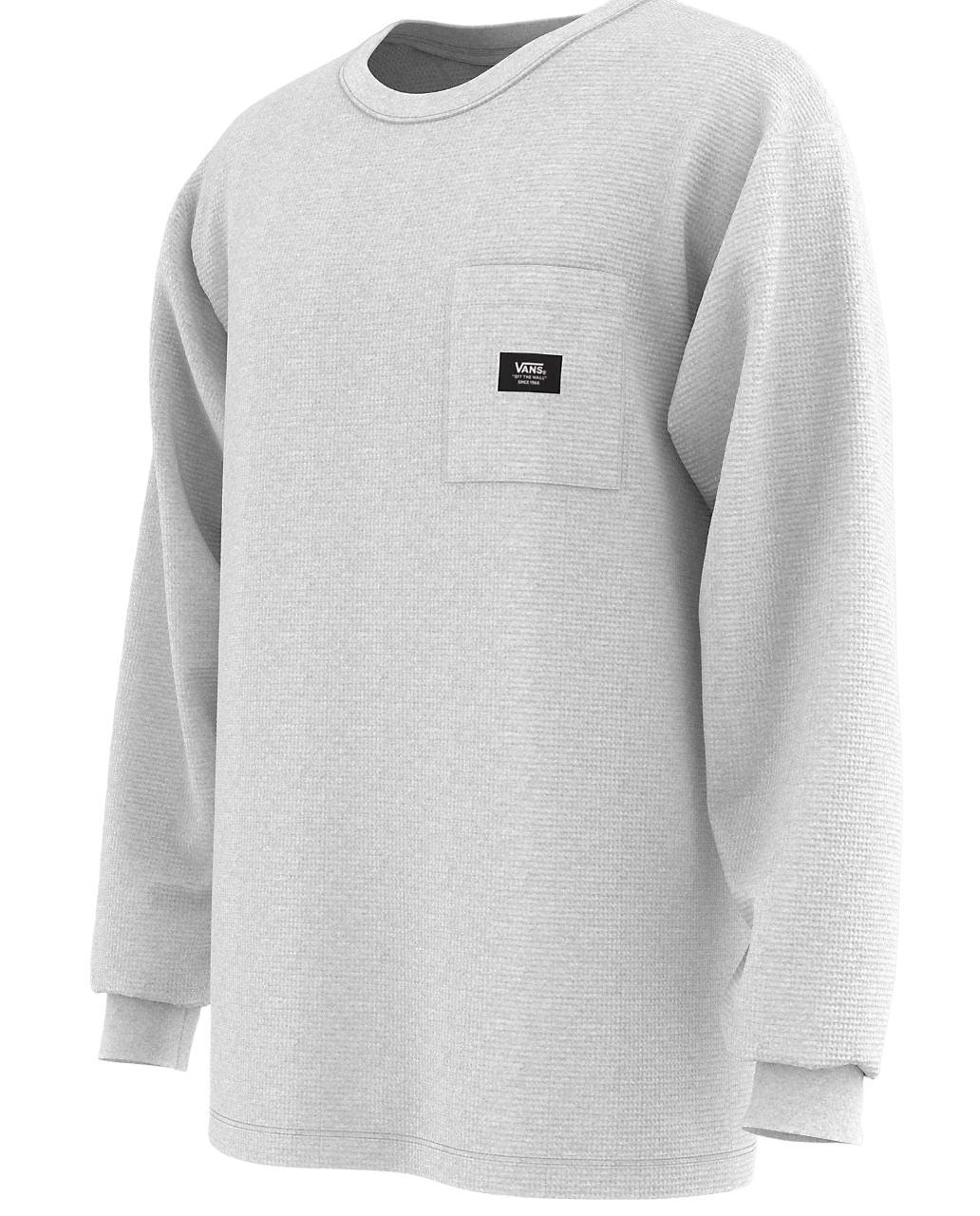 Alder Long Sleeve Pocket Thermal - Cement Heather