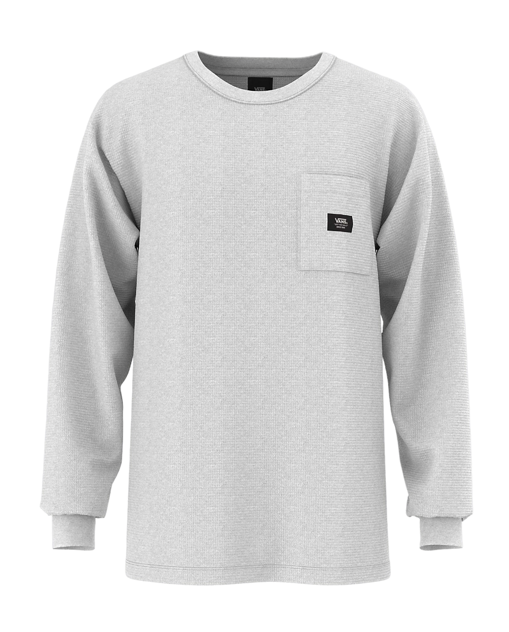 Alder Long Sleeve Pocket Thermal - Cement Heather