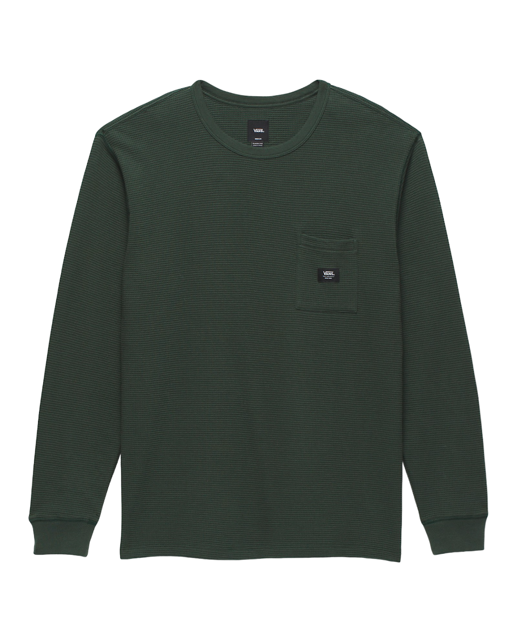 Alder Long Sleeve Pocket Thermal - Deep Forest