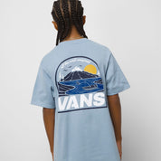 Kids Vans Snowy Peak Scence T-Shirt - Ashley Blue