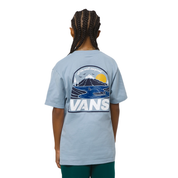 Kids Vans Snowy Peak Scence T-Shirt - Ashley Blue