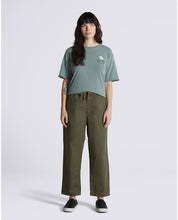 Range Loose Cropped Elastic Waist Pant - Grape Leaf