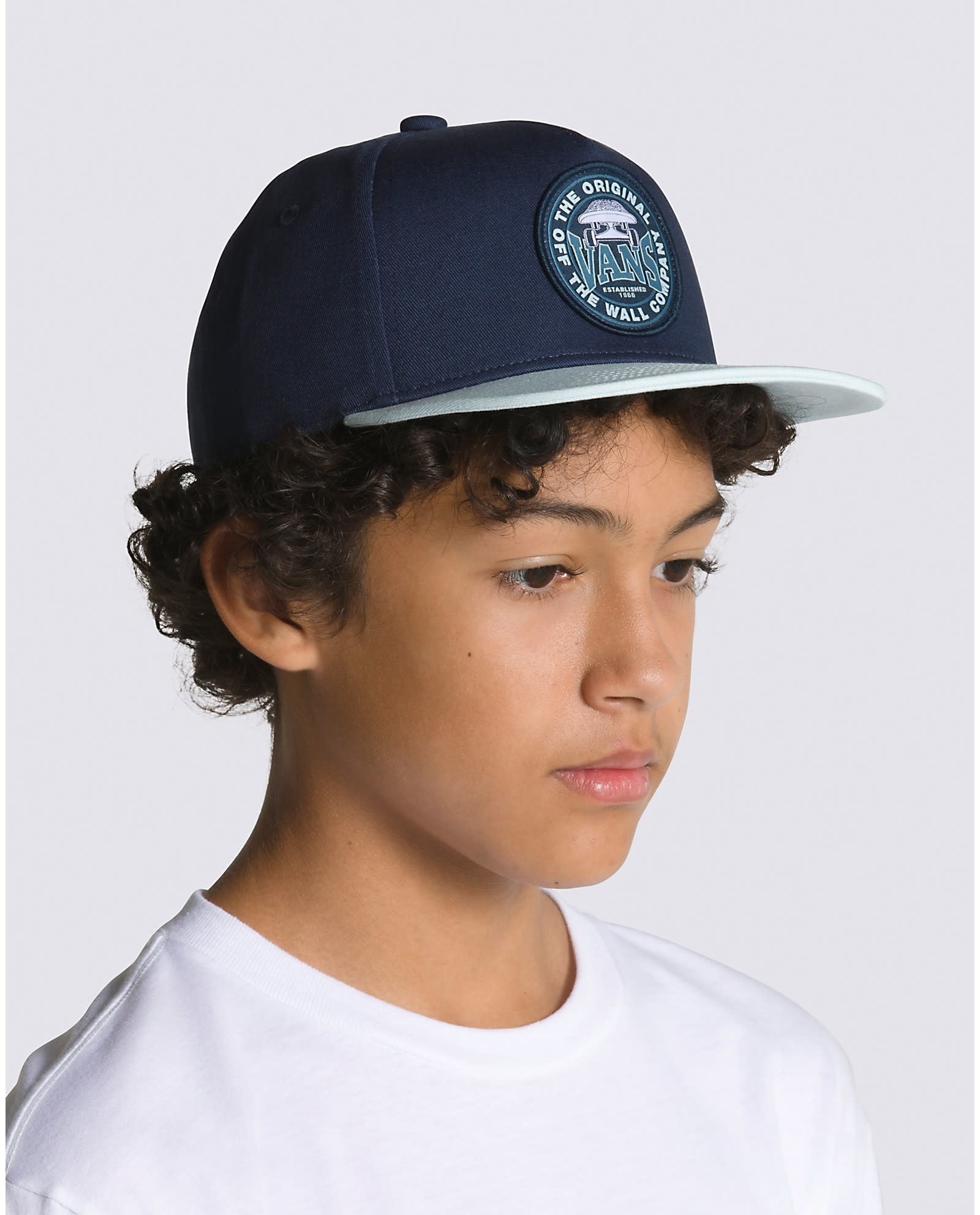 Kids OTW Skate Snapback Hat - Dress Blues/Blue Glow