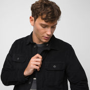 Waffle Corduroy Buttondown Shirt - Black