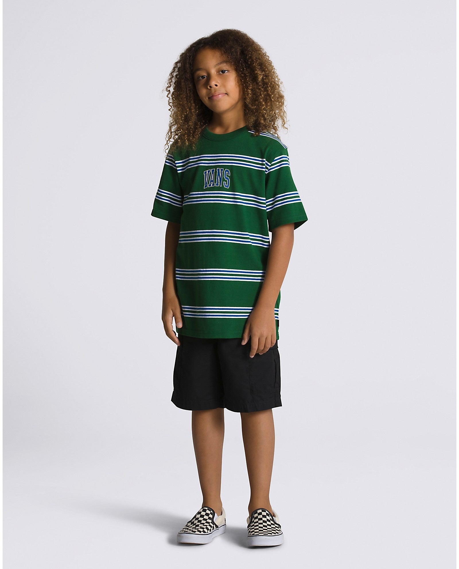 Kids Wardman Stripe T-Shirt - Eden