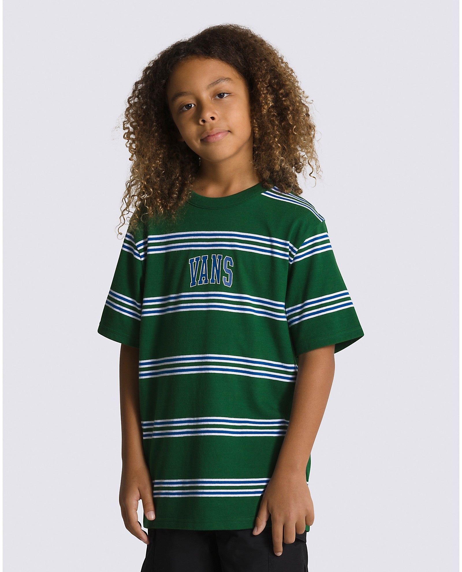 Kids Wardman Stripe T-Shirt - Eden