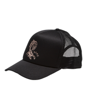 Munson Curved Bill Trucker Hat - Black