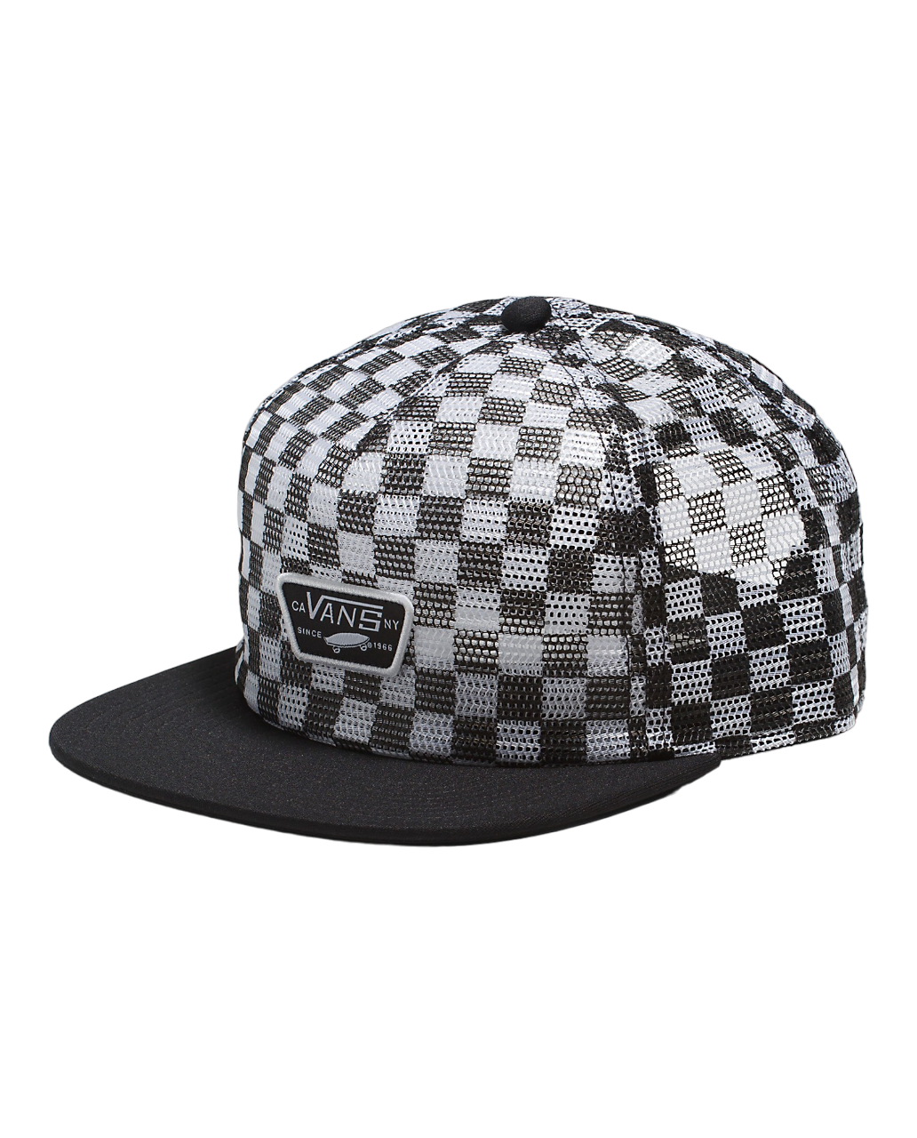 Full Patch Mesh Trucker - Black/White