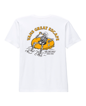 T-shirt Vacances permanentes - Blanc 