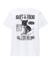 Adopted A Friend T-Shirt - White