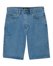 Covina 5 Pocket Baggy Denim 22'' Shorts - Stone Wash