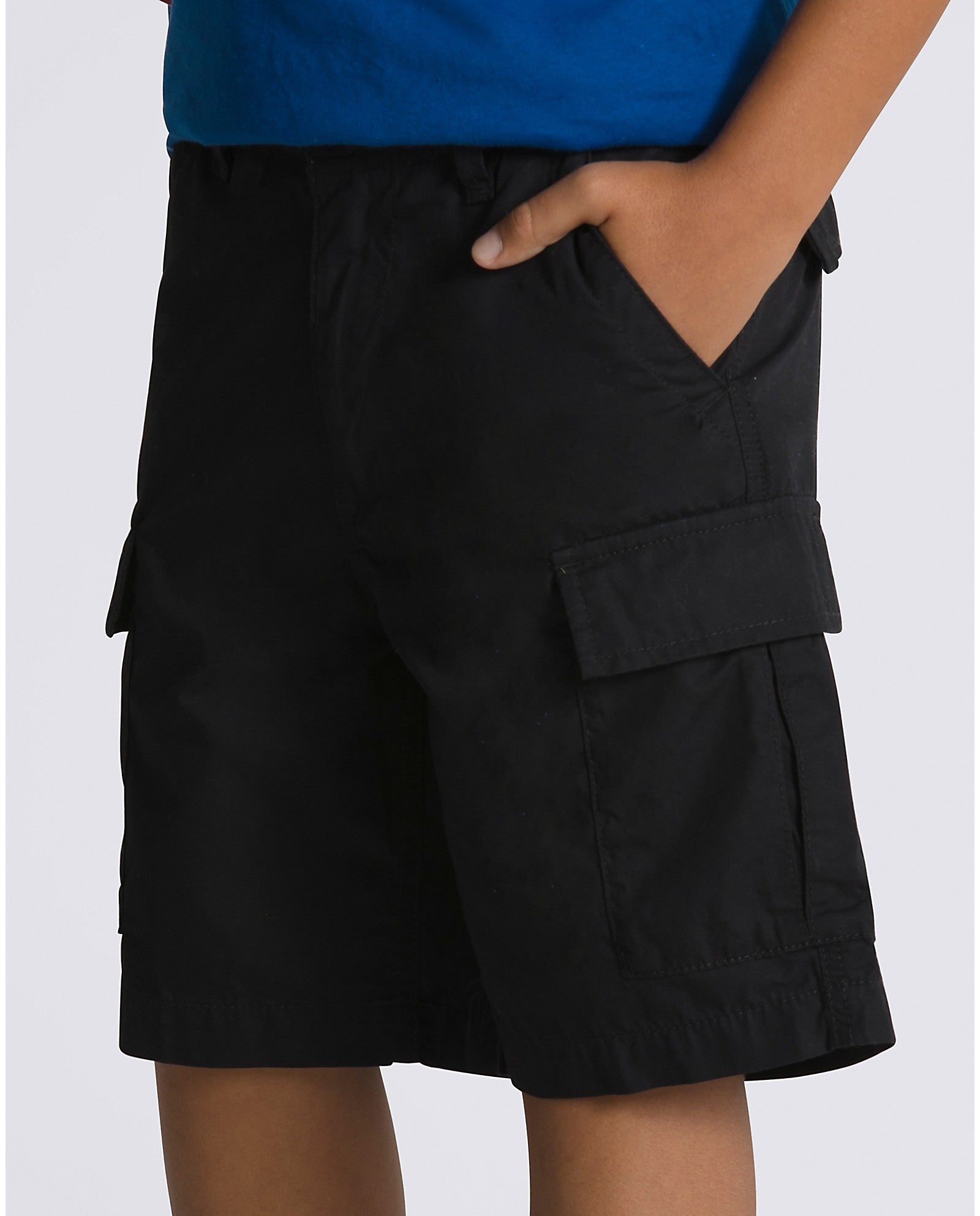 Short cargo pour enfants - Noir 