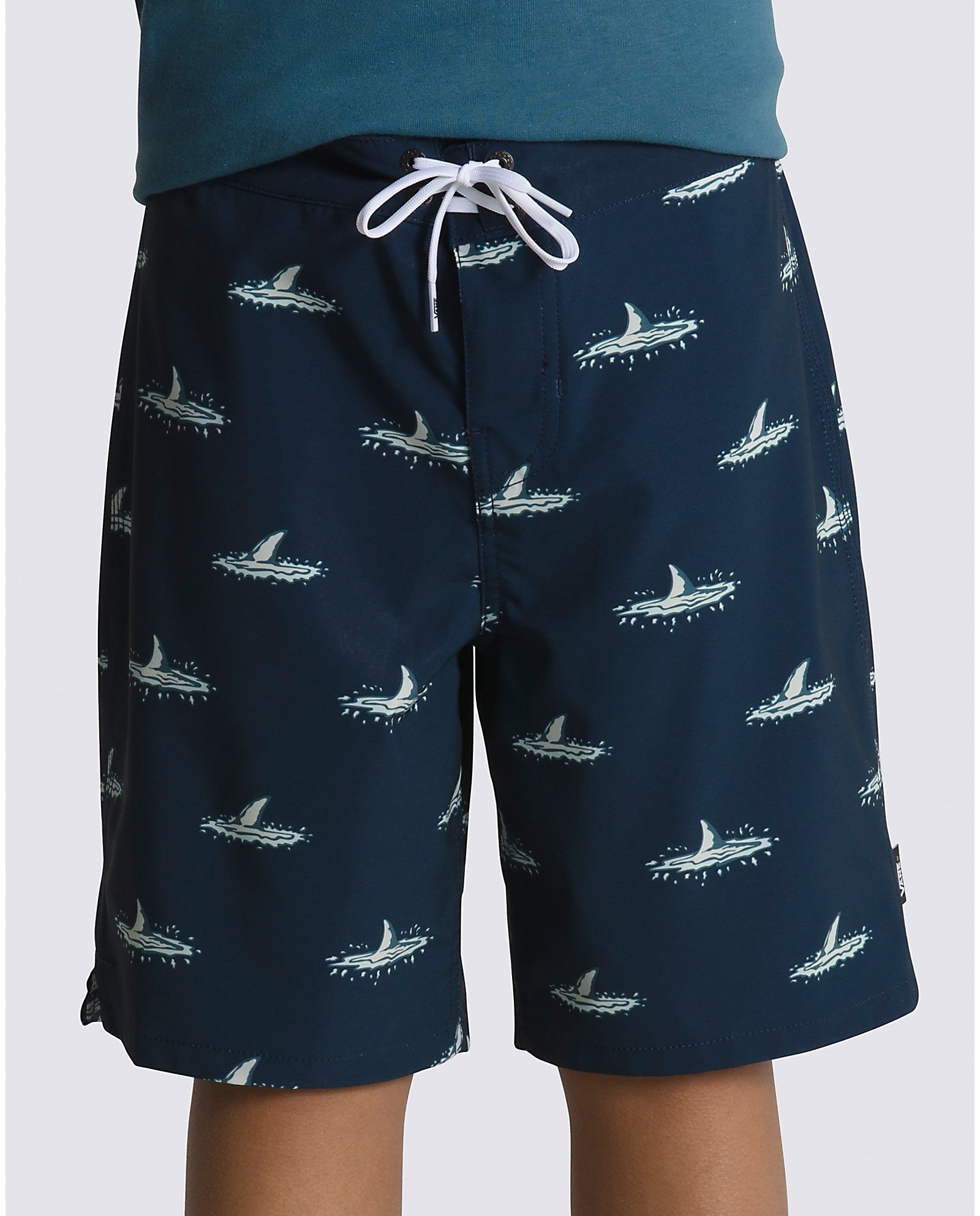 Kids The Daily Shark Fin 16.5'' Boardshort - Dress Blues