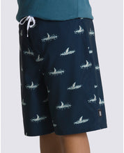 Kids The Daily Shark Fin 16.5'' Boardshort - Dress Blues