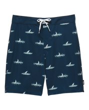 Kids The Daily Shark Fin 16.5'' Boardshort - Dress Blues