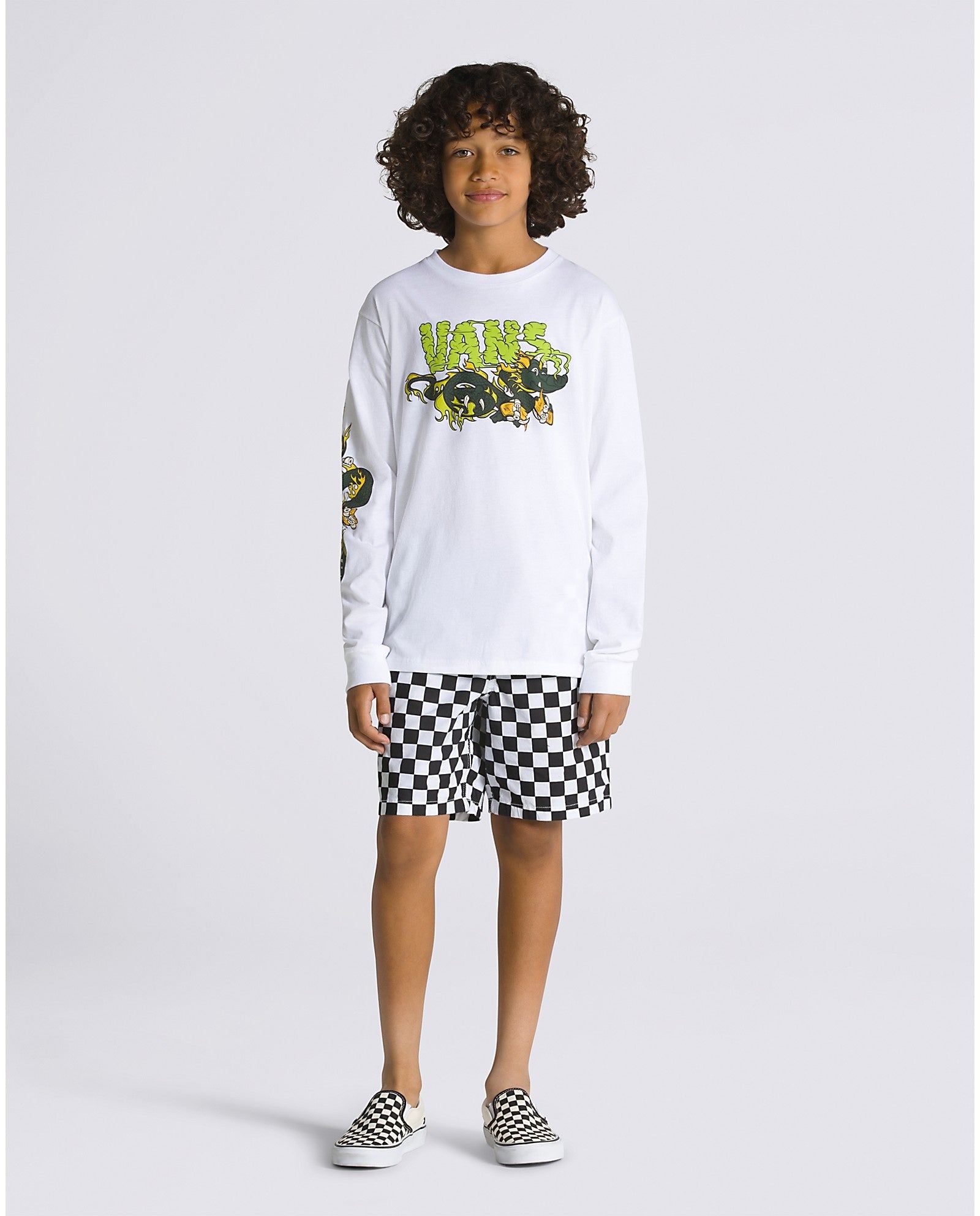 Kids Gnardragon Long Sleeve T-Shirt - White