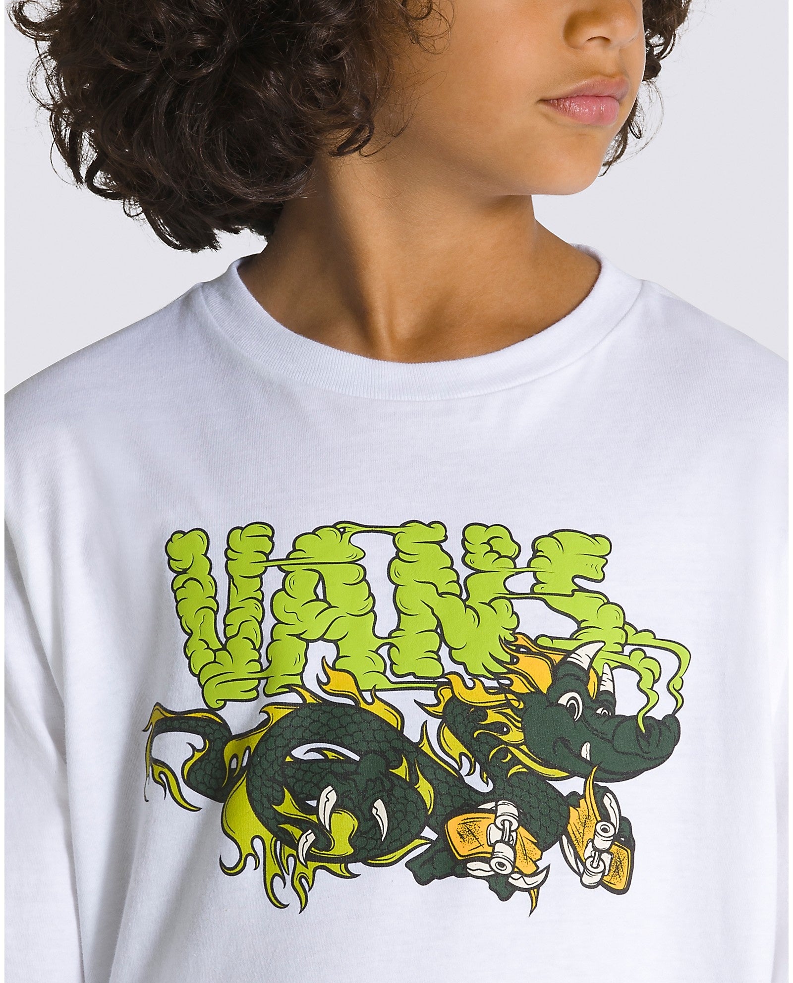 Kids Gnardragon Long Sleeve T-Shirt - White