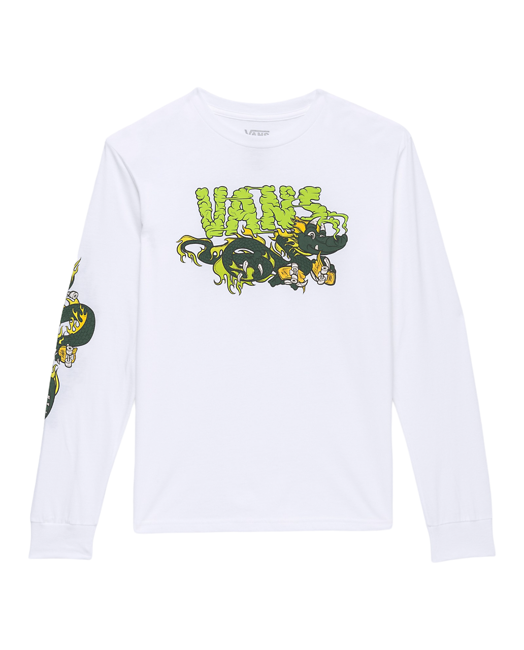 Kids Gnardragon Long Sleeve T-Shirt - White